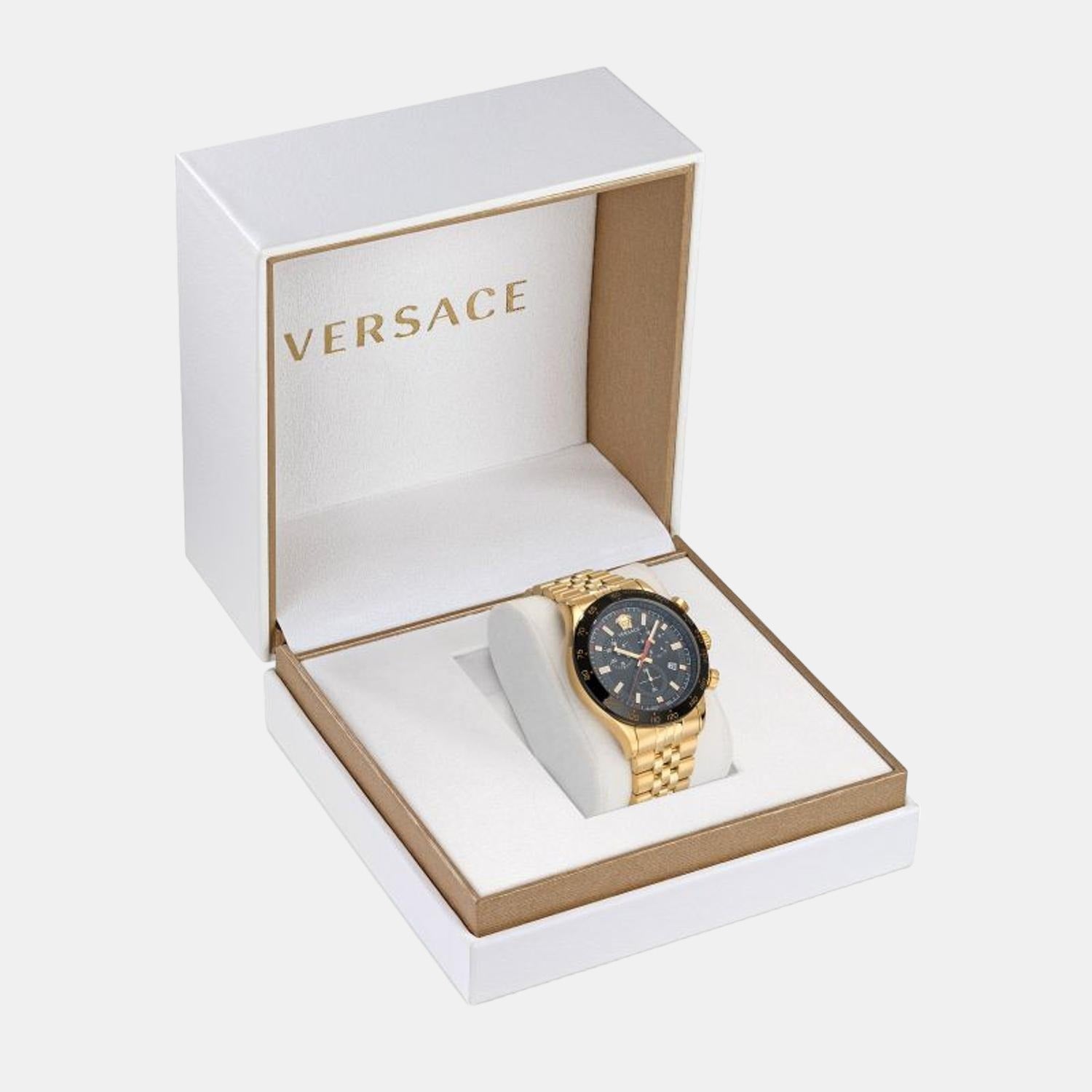 Versace Stainless Steel Round watch