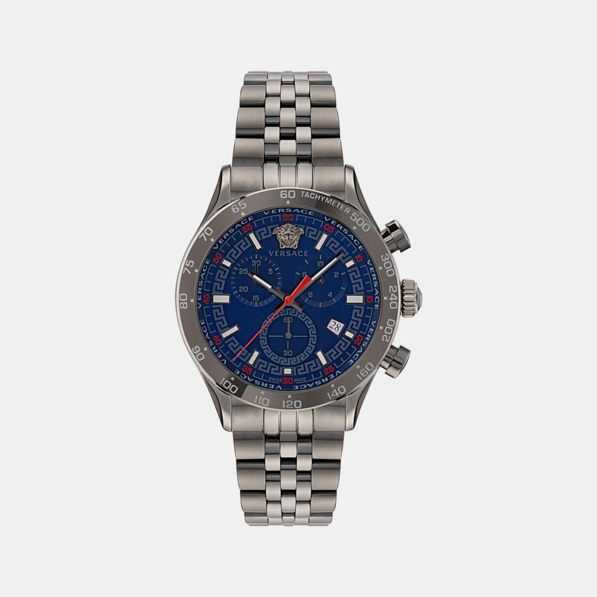 Versace Round Blue Chronograph watch