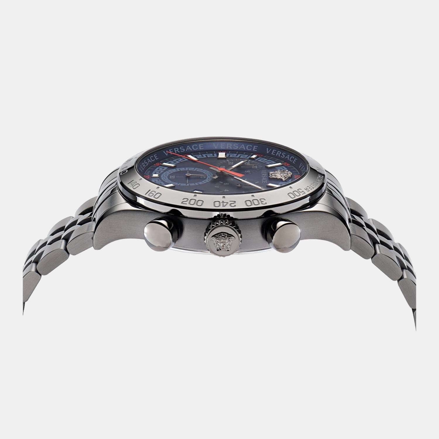 Versace Men Round Blue watch