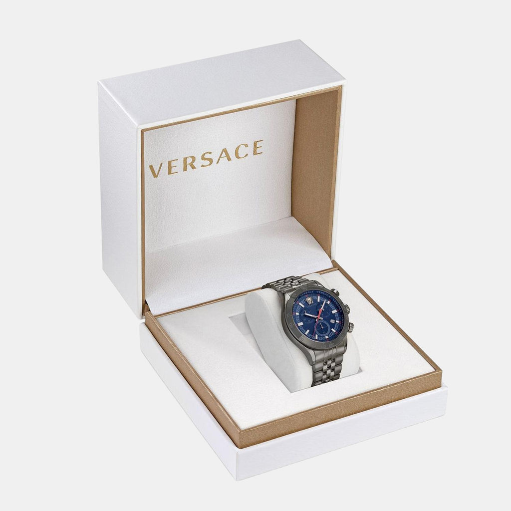 Versace Stainless Steel Round watch
