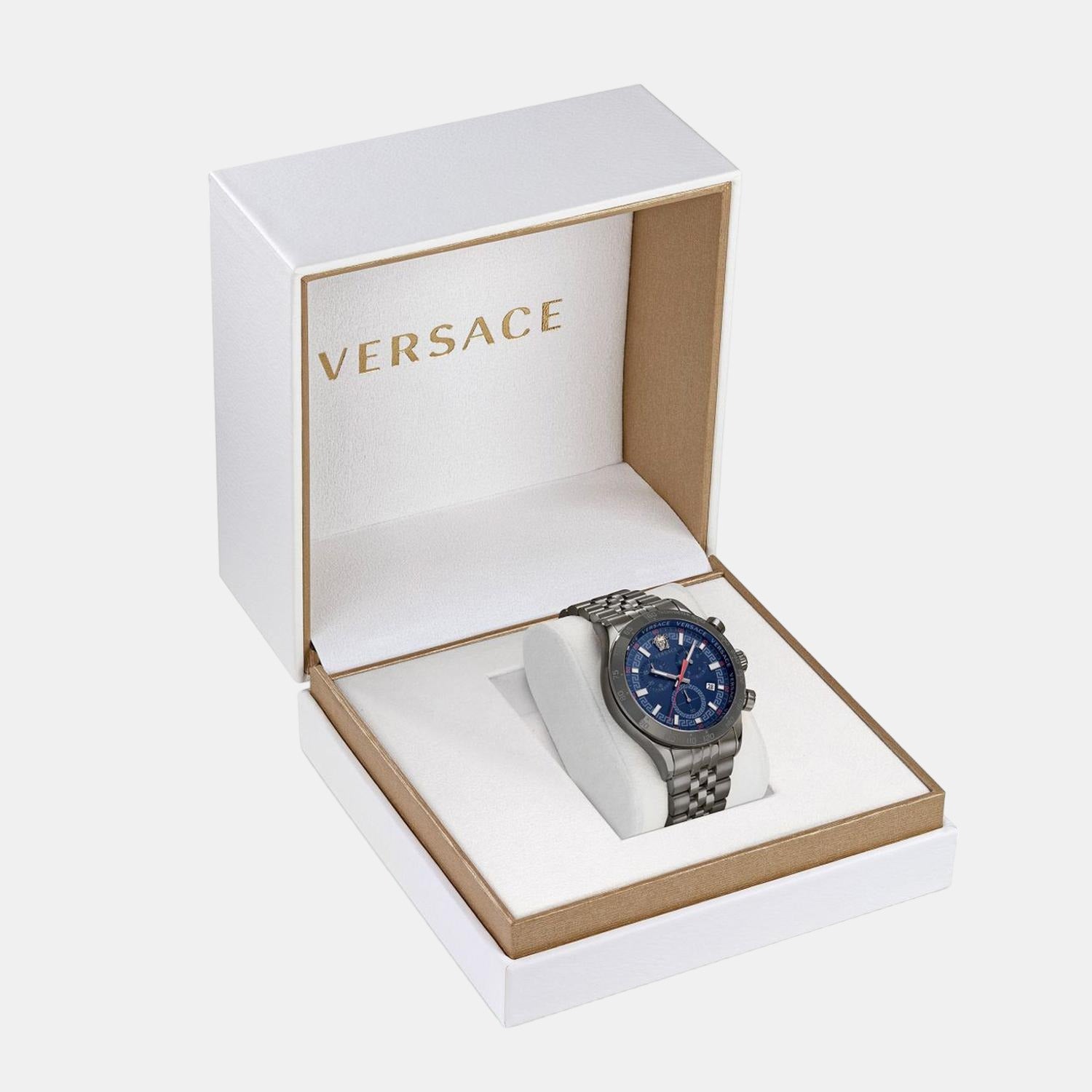 Versace Stainless Steel Round watch