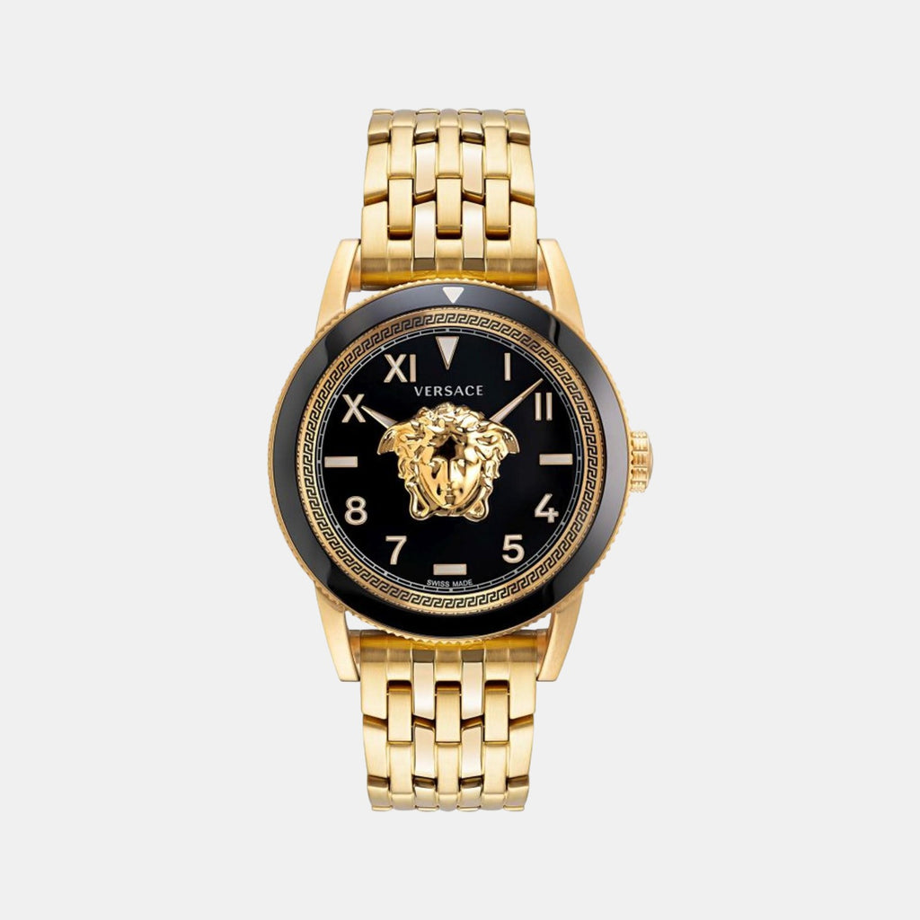 Versace Round Black Analog watch
