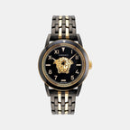 Versace Round Black Analog watch