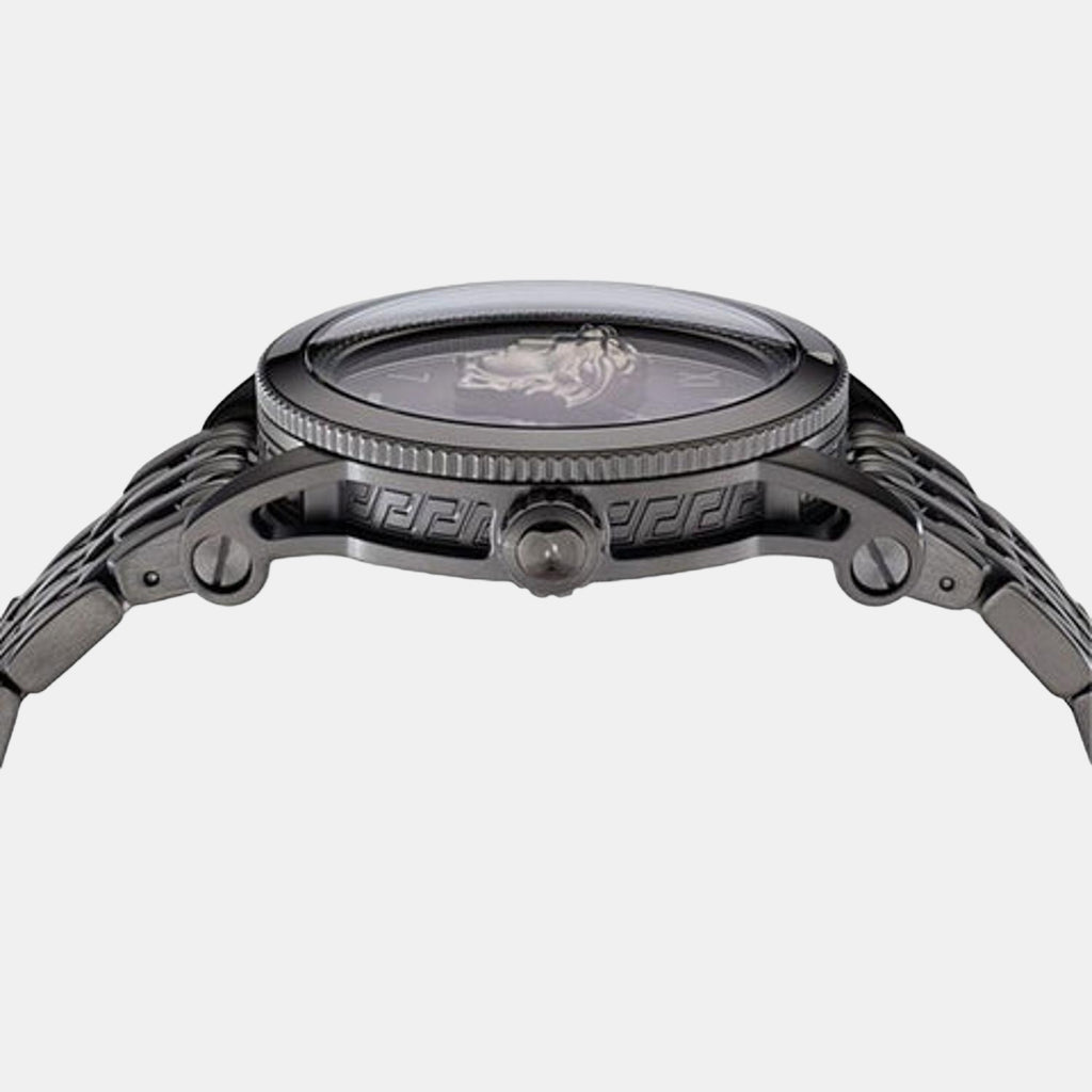 Versace Men Round Grey watch