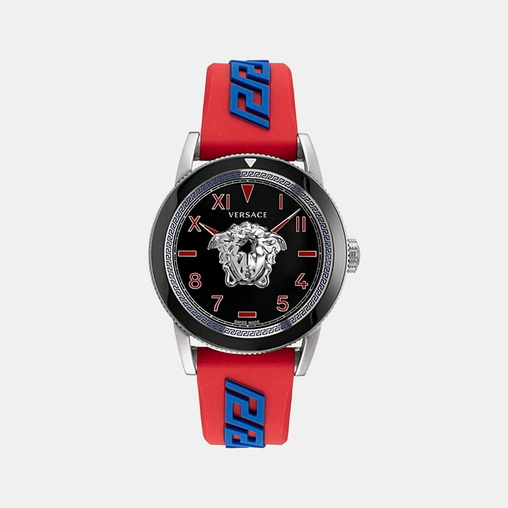 Versace Round Black Analog watch