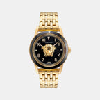 Versace Round Black Analog watch