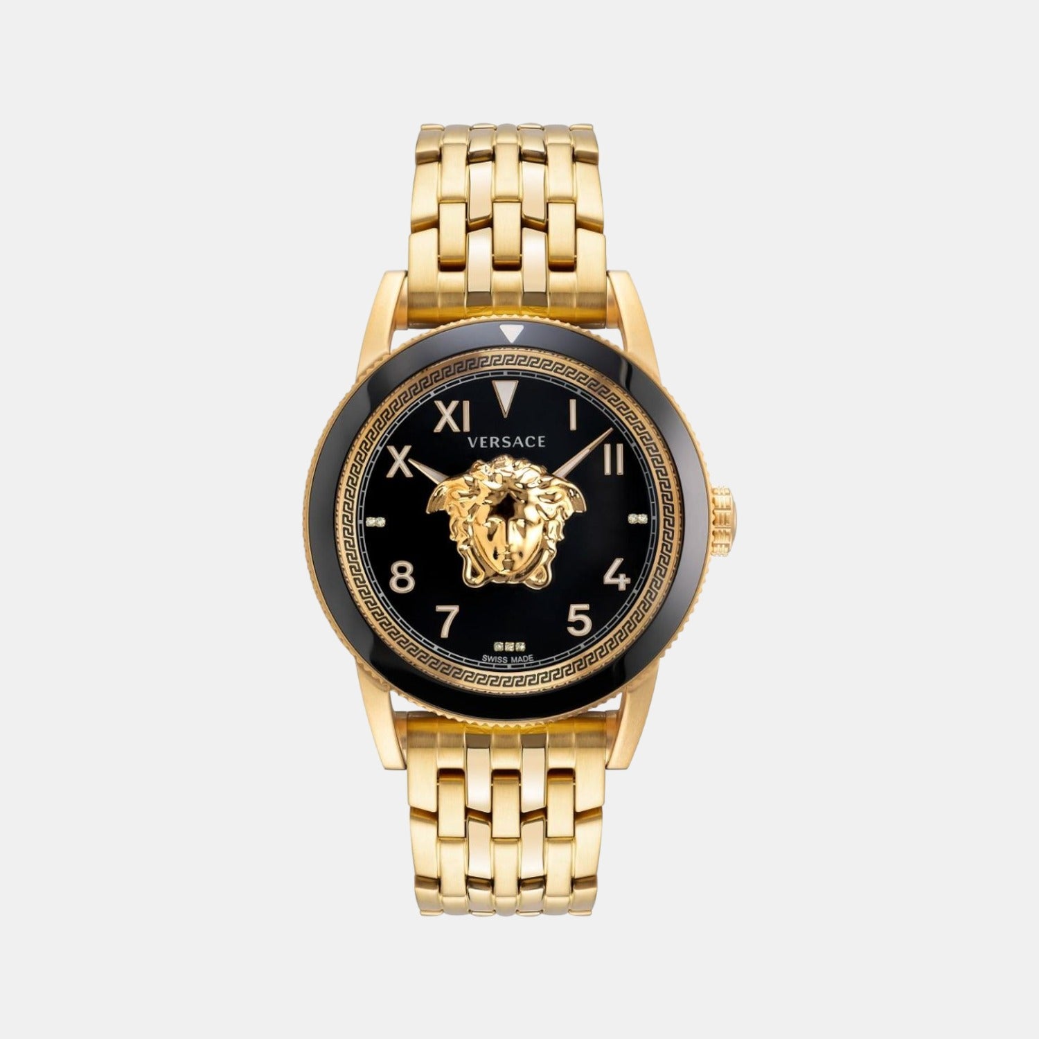 Versace Round Black Analog watch