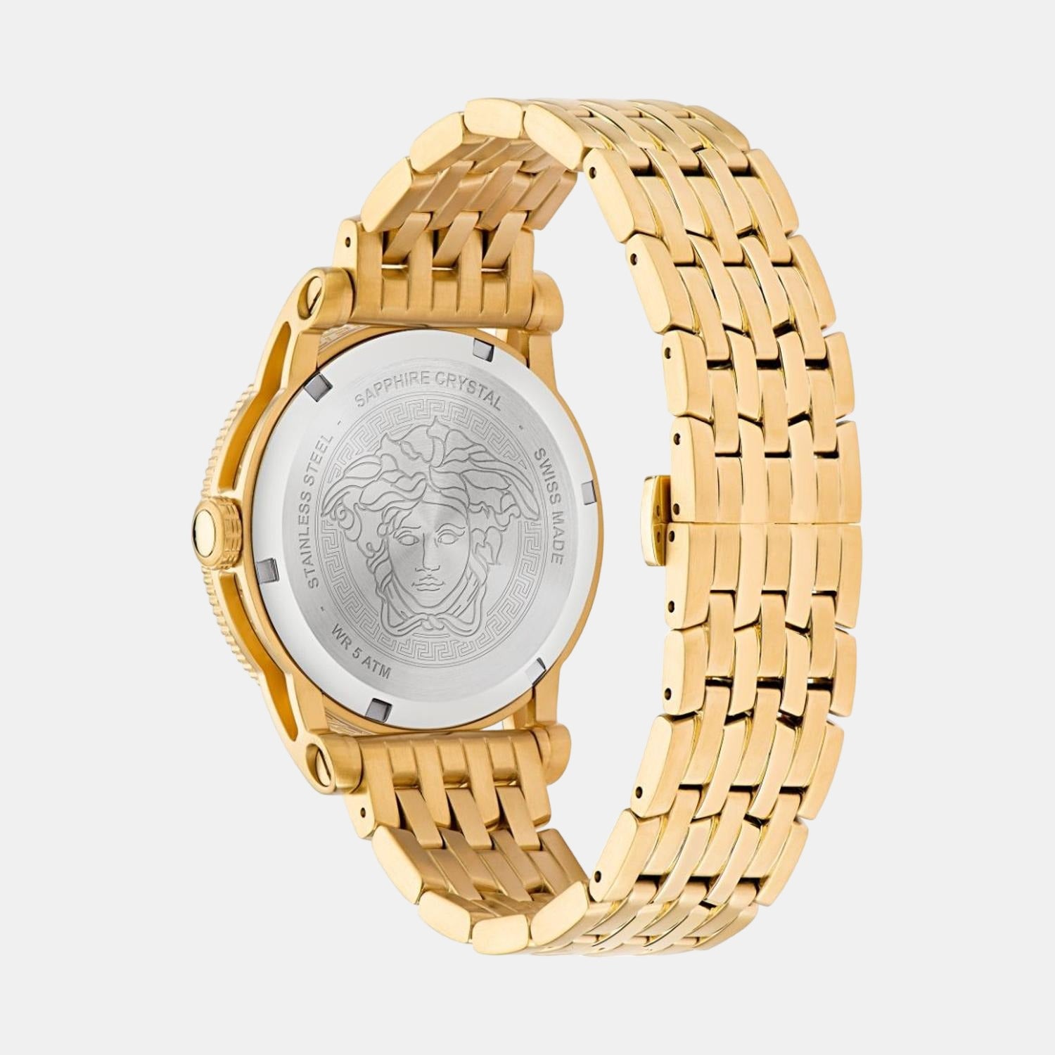 Versace Men Round Black watch