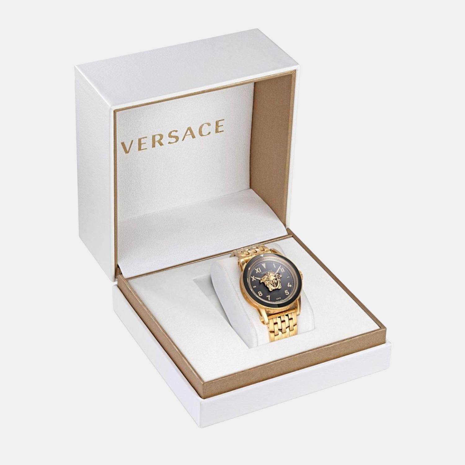 Versace Stainless Steel Round watch