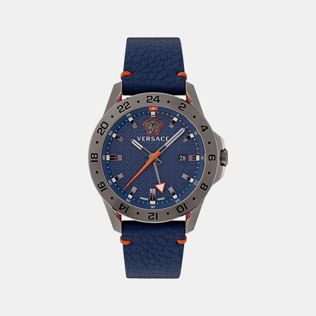 Versace Round Blue Analog watch