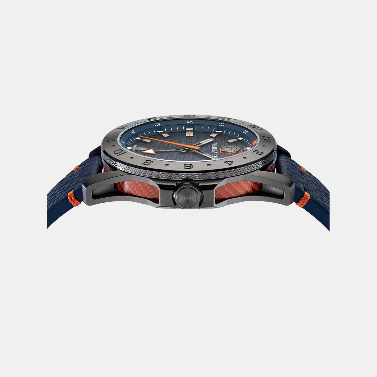 Versace Men Round Blue watch