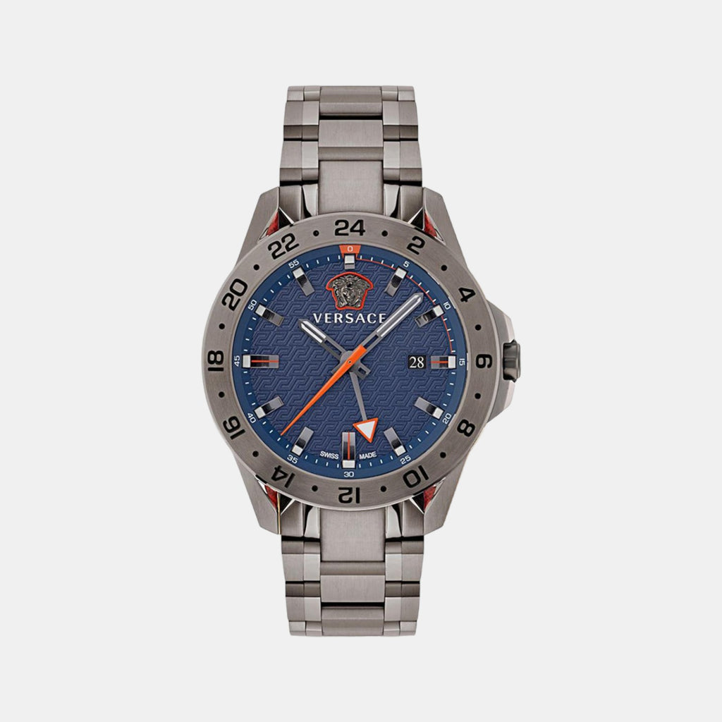 Versace Round Blue Analog watch
