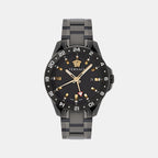 Versace Round Black Analog watch