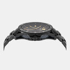 Versace Men Round Black watch