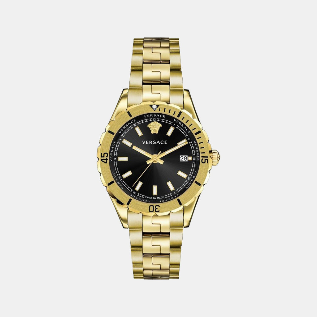 Versace Round Black Analog watch