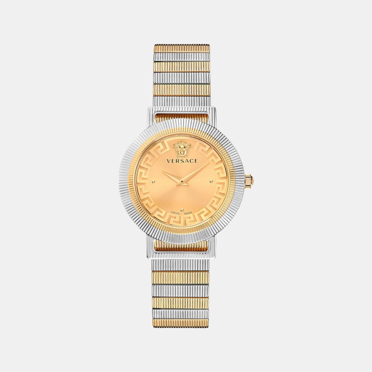 Versace Female Gold Analog Stainless Steel Watch Versace Just