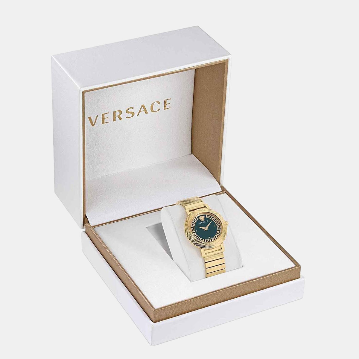Versace Stainless Steel Round watch