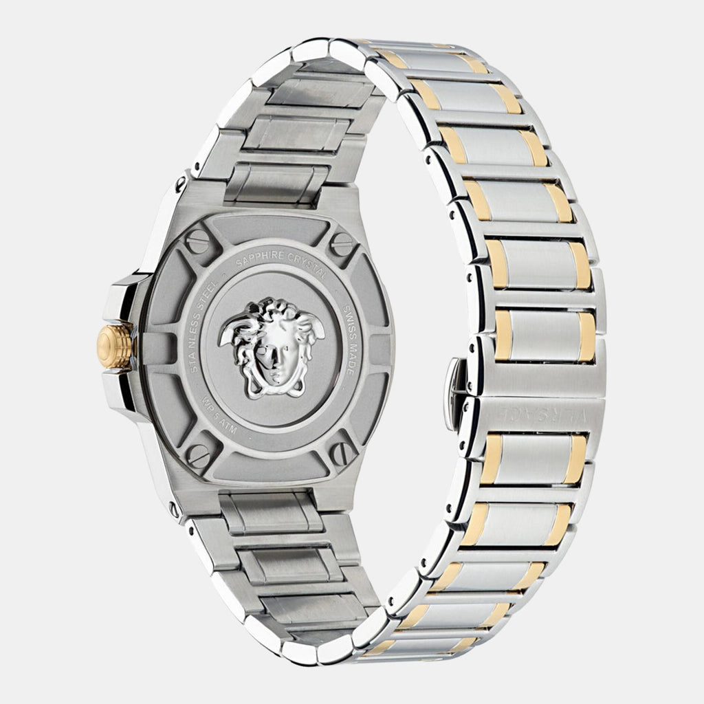 Versace Men Round Silver watch