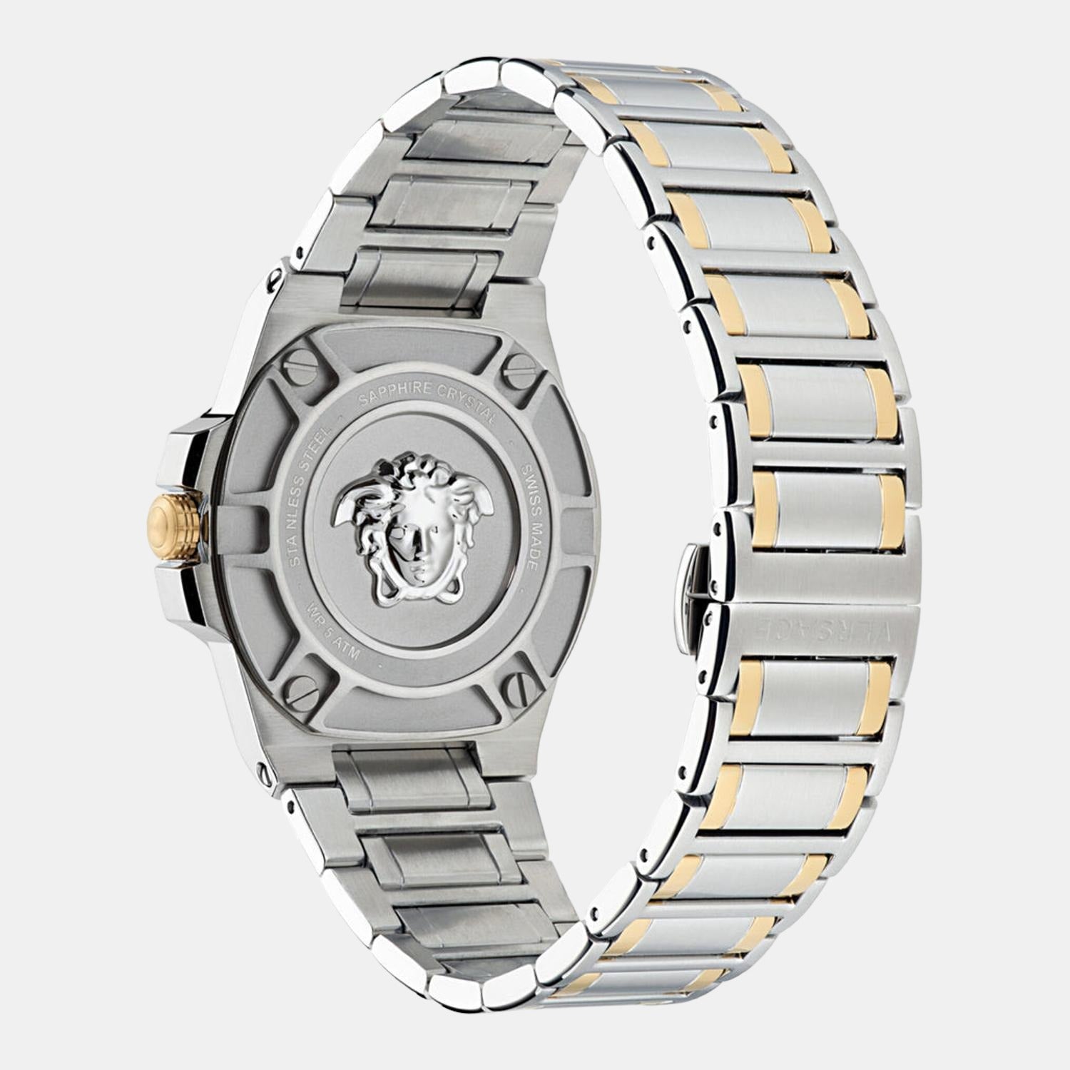 Versace Men Round Silver watch