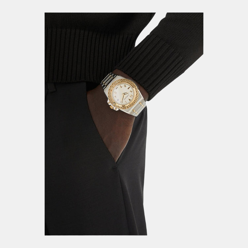 Versace Stainless Steel Round watch