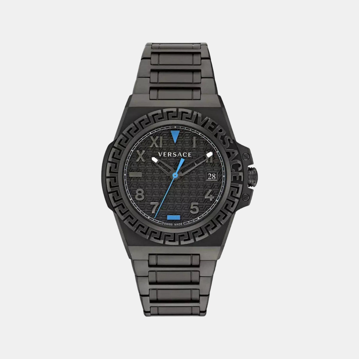 Versace Round Black Analog watch