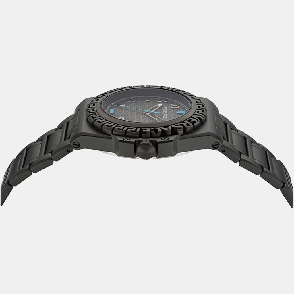 Versace Men Round Black watch