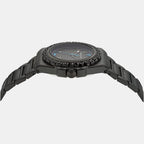 Versace Men Round Black watch