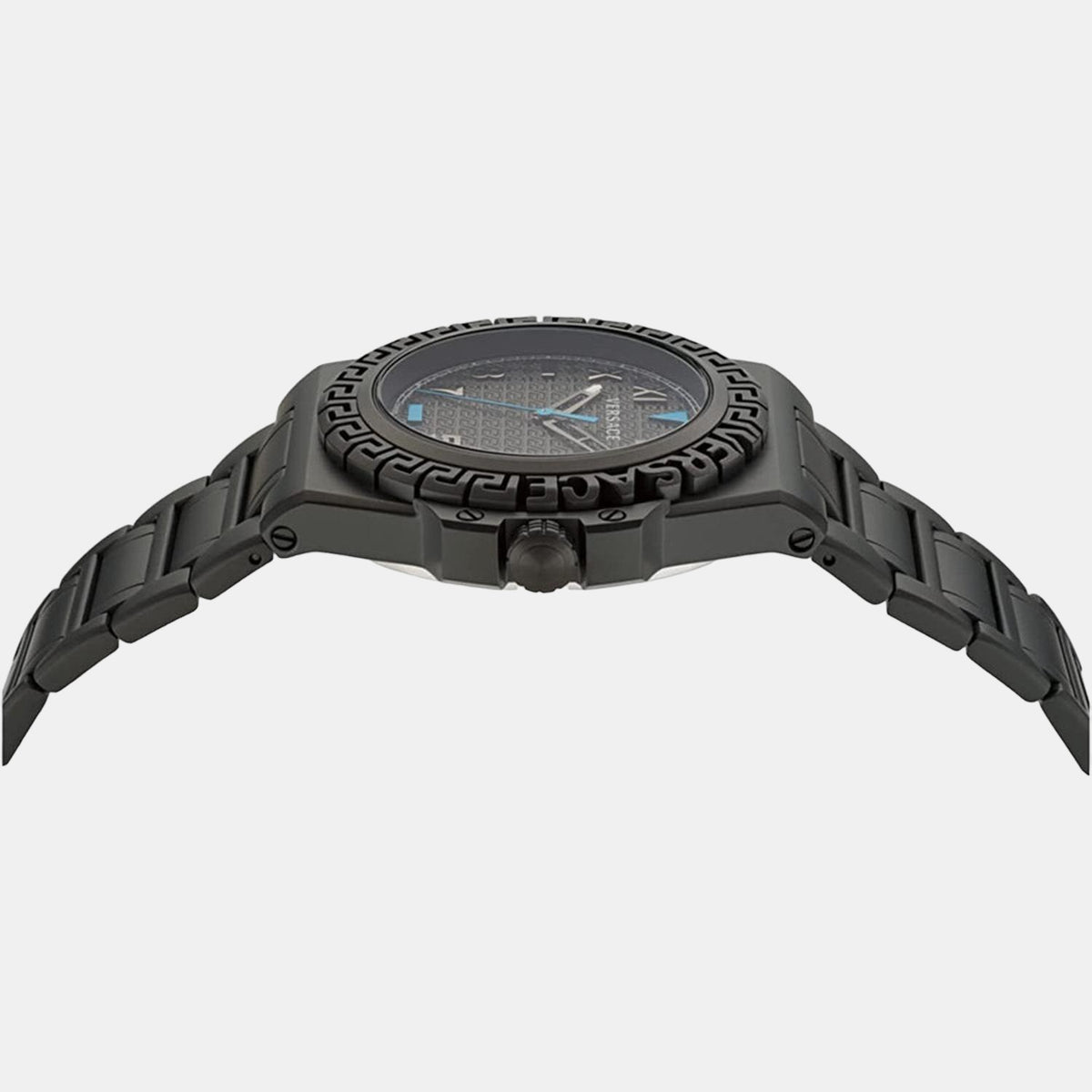 Versace Men Round Black watch