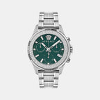 Versace Round Green Chronograph watch