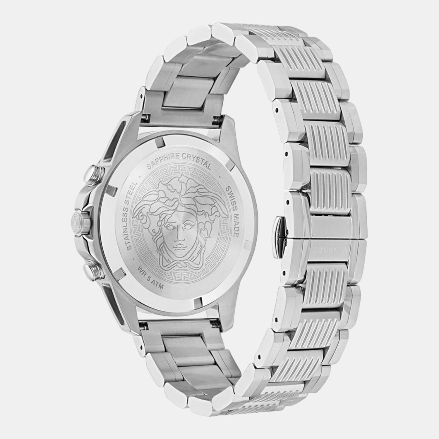 Versace Men Round Green watch