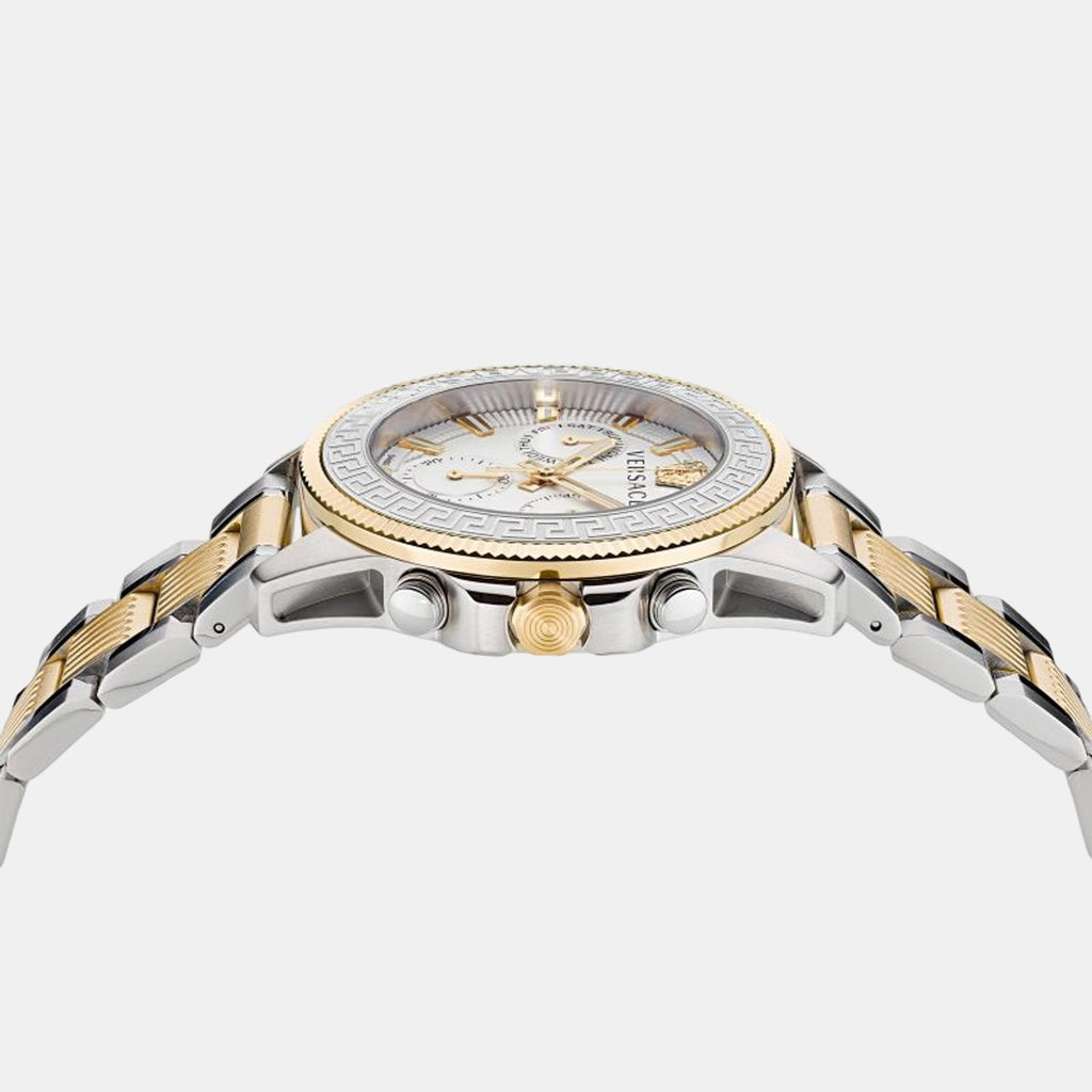 Versace Men Round Silver watch