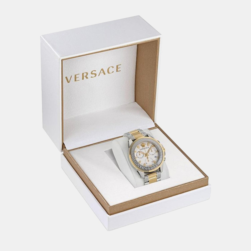 Versace Stainless Steel Round watch