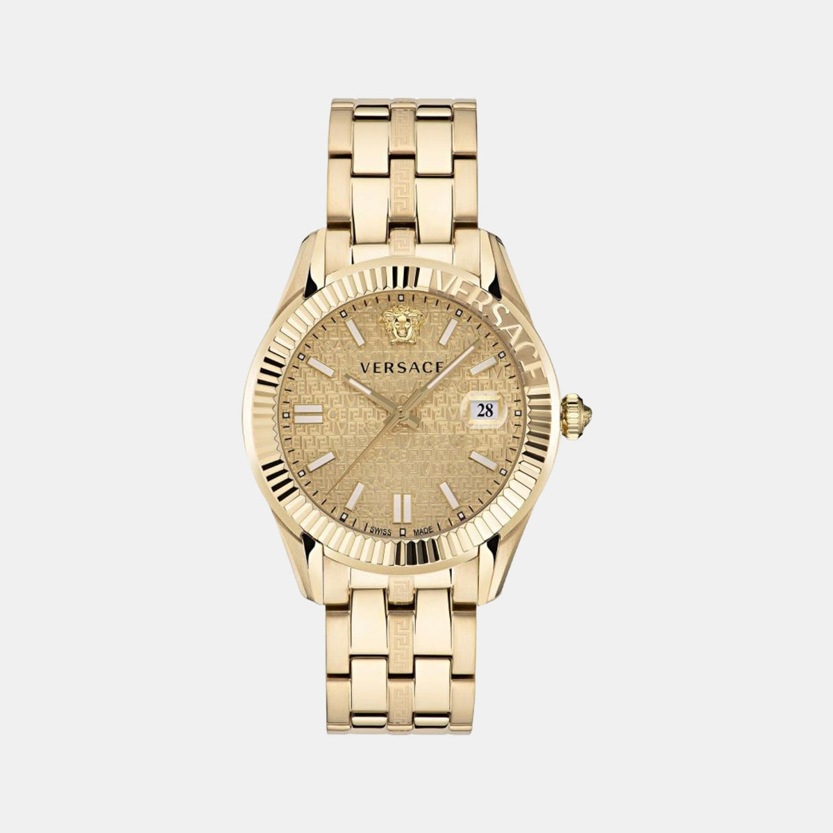 Versace Round Gold Analog watch