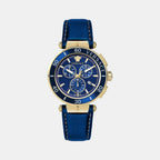 Versace Round Blue Analog watch