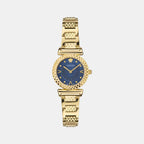 Versace Round Blue Analog watch