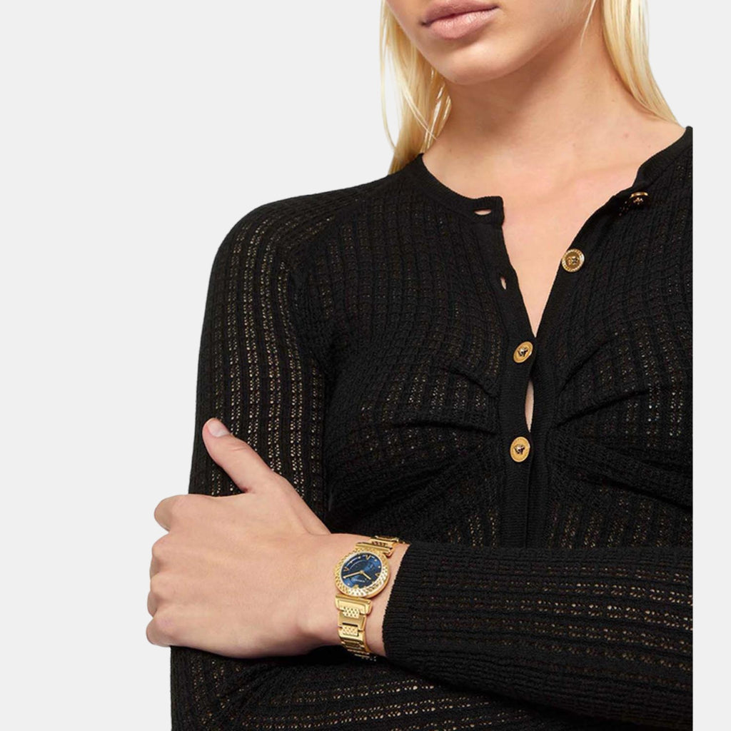 Versace Stainless Steel Round watch