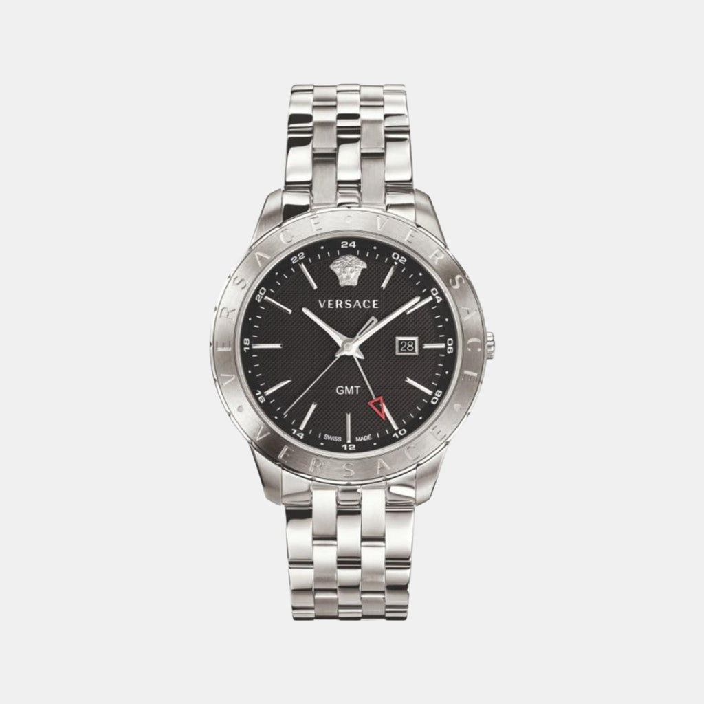 Versace Round Black Analog watch