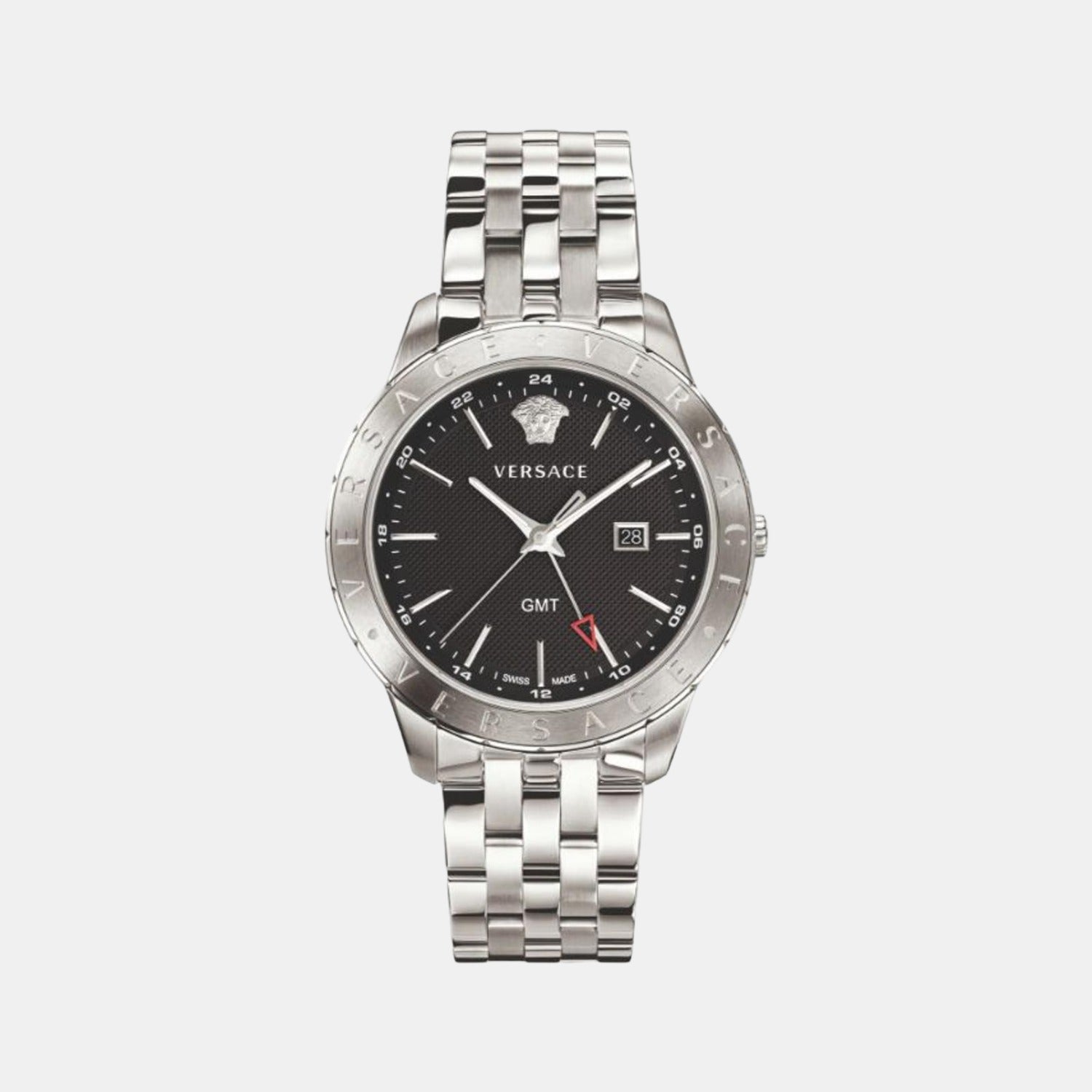 Versace Round Black Analog watch