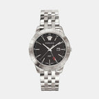 Versace Men Round Black watch