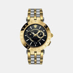 Versace Round Black Analog watch