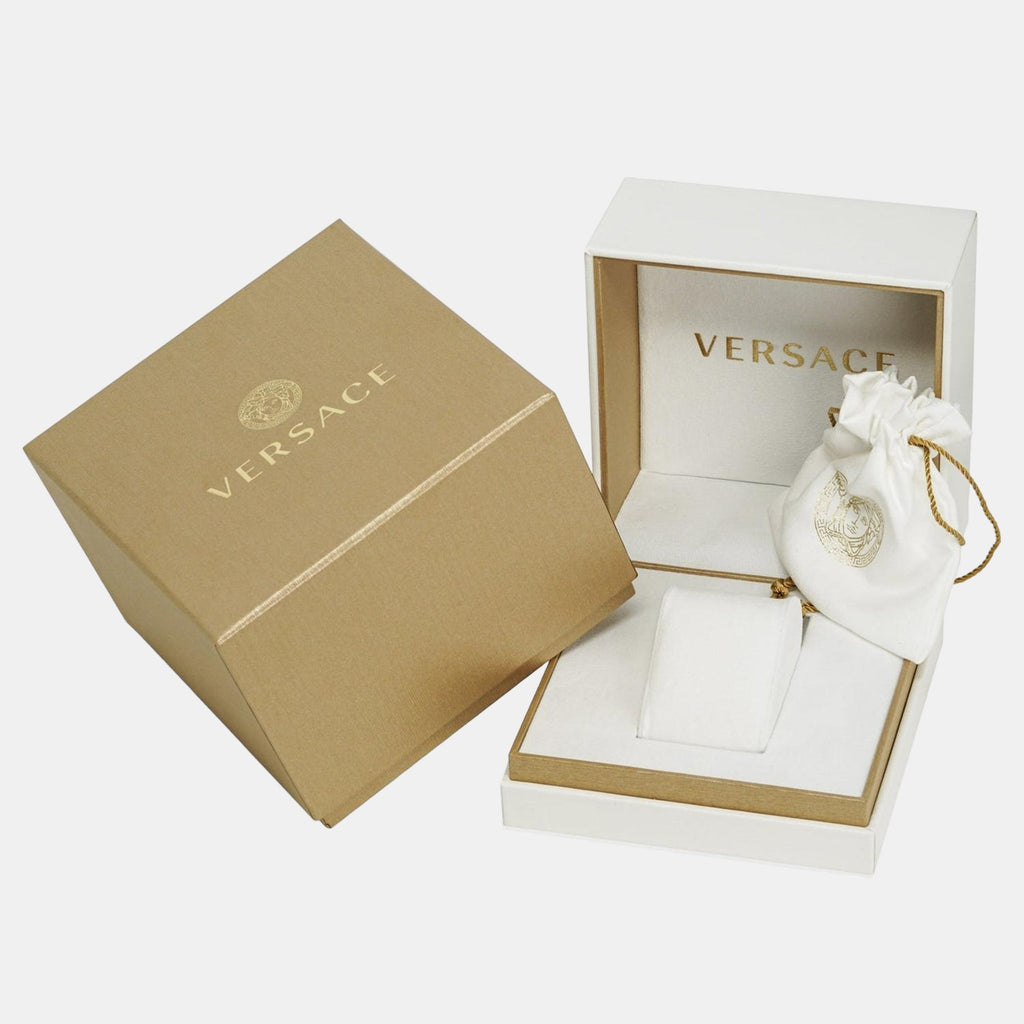 Versace Leather Black watch