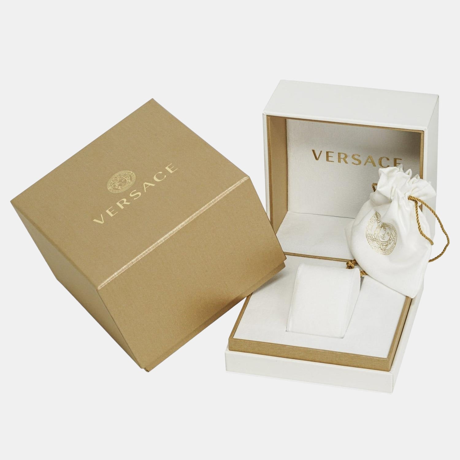 Versace Leather Black watch