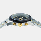 Versace Men Round Black watch