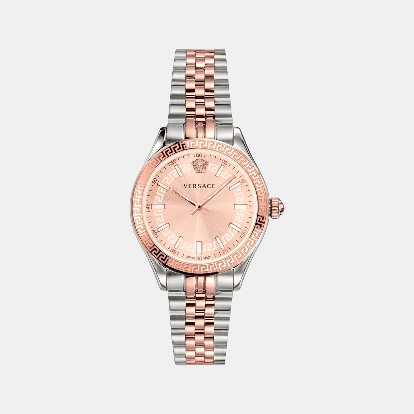 Female Gold Analog Stainless Steel Watch VEHU00620