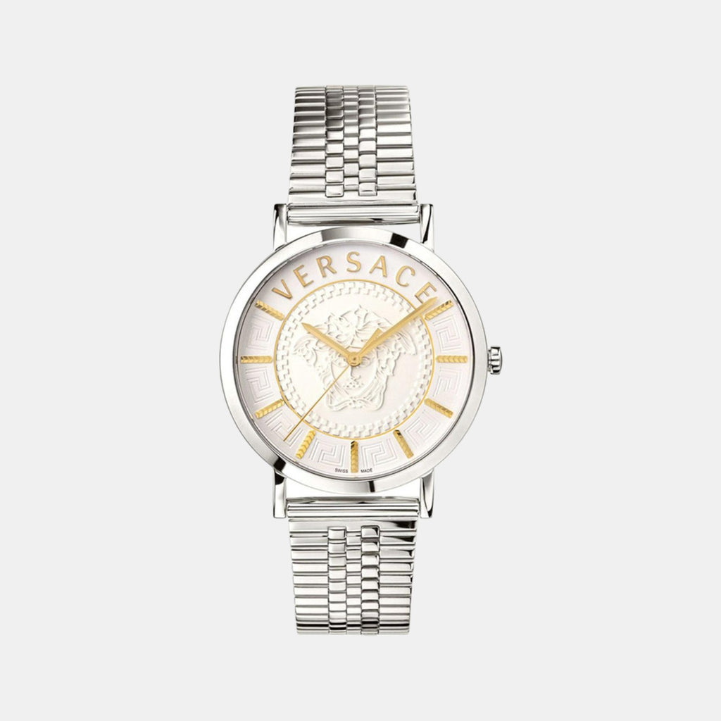Versace Round Silver Analog watch