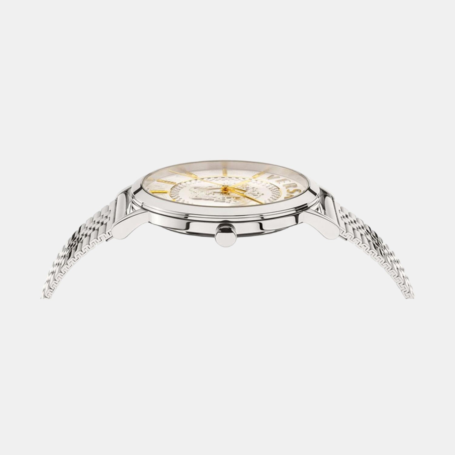 Versace Men Round Silver watch