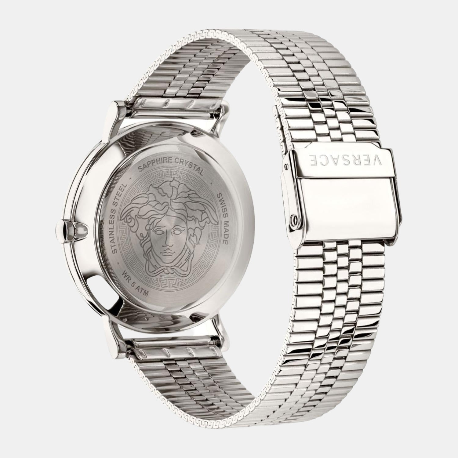 Versace Stainless Steel Round watch