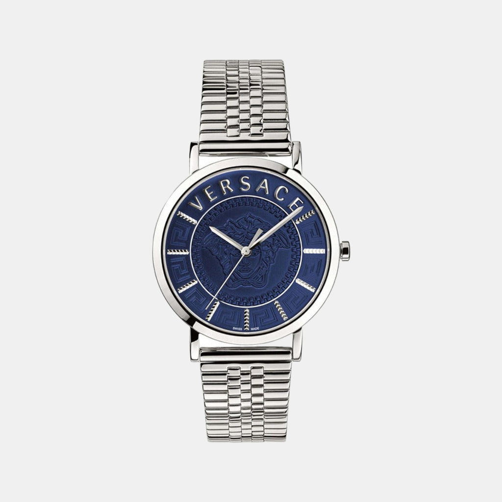 Versace Round Blue Analog watch