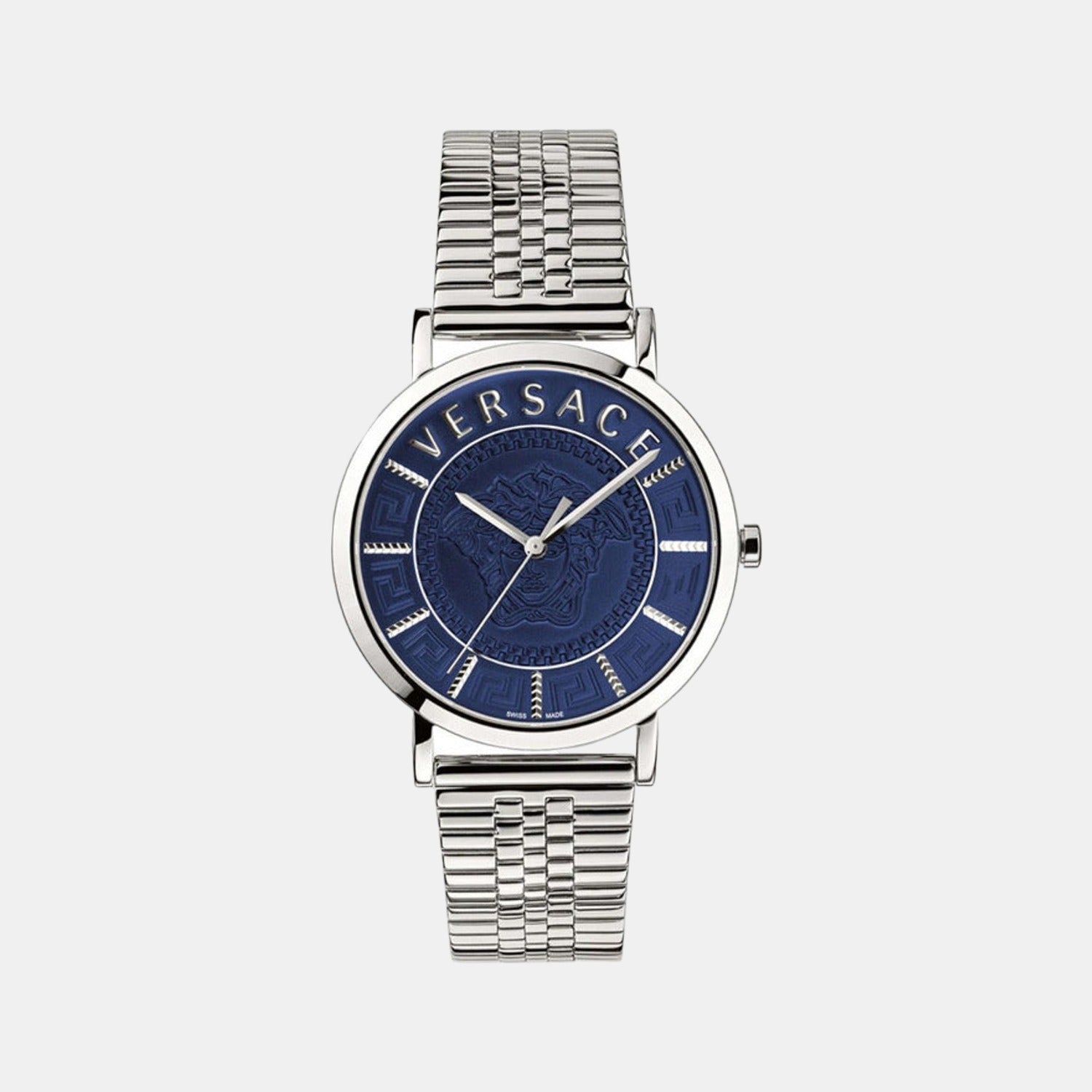 Versace Round Blue Analog watch