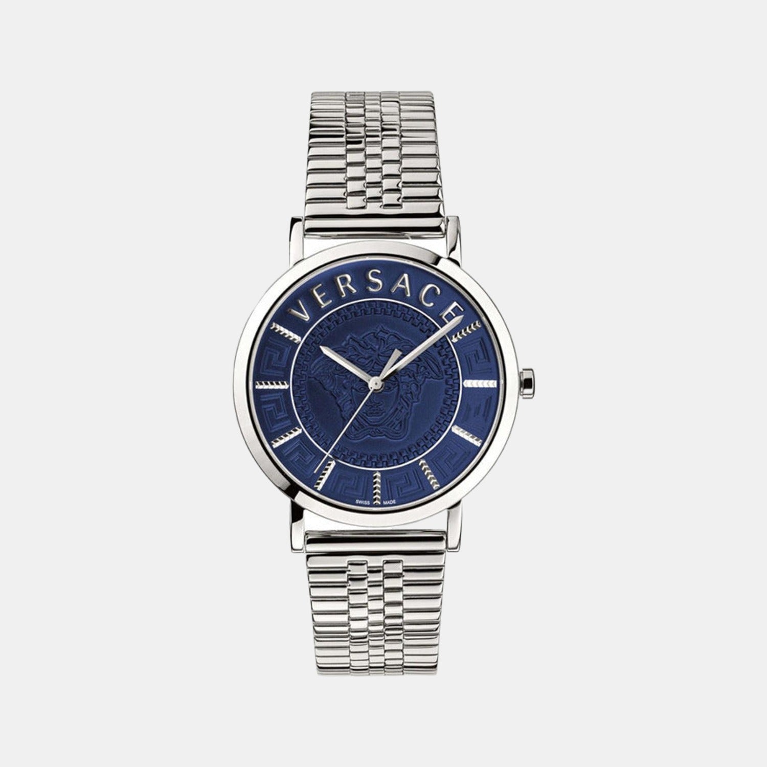Male Blue Analog Stainless Steel Watch VEJ400821